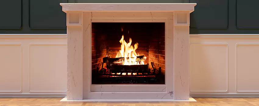 Decorative Electric Fireplace Installation in Greenwich, Connecticut