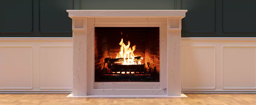 Open Flame Wood-Burning Fireplace Installation Services in Greenwich, Connecticut