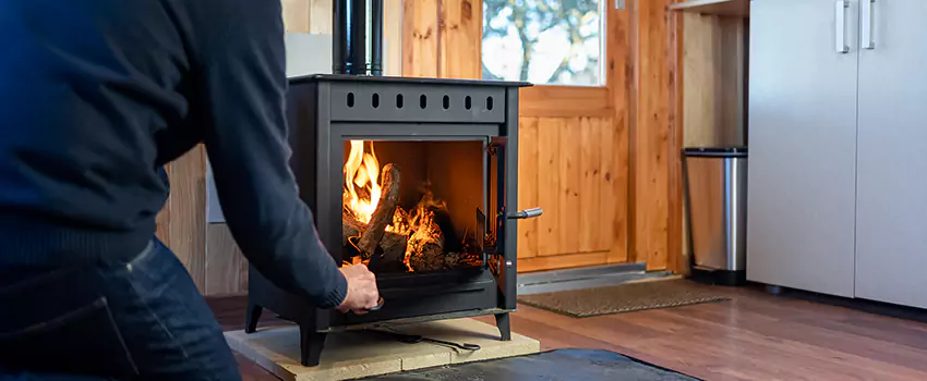 Open Hearth Wood Fireplace Installation in Greenwich, CT