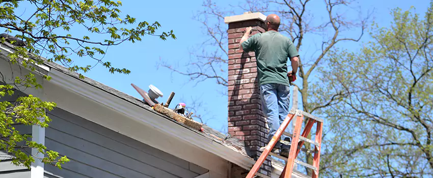 Vinyl and PVC Chimney Flashing Installation in Greenwich, CT